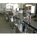 Whole automatic bottle  filling line including filling capping sealing labeling machine